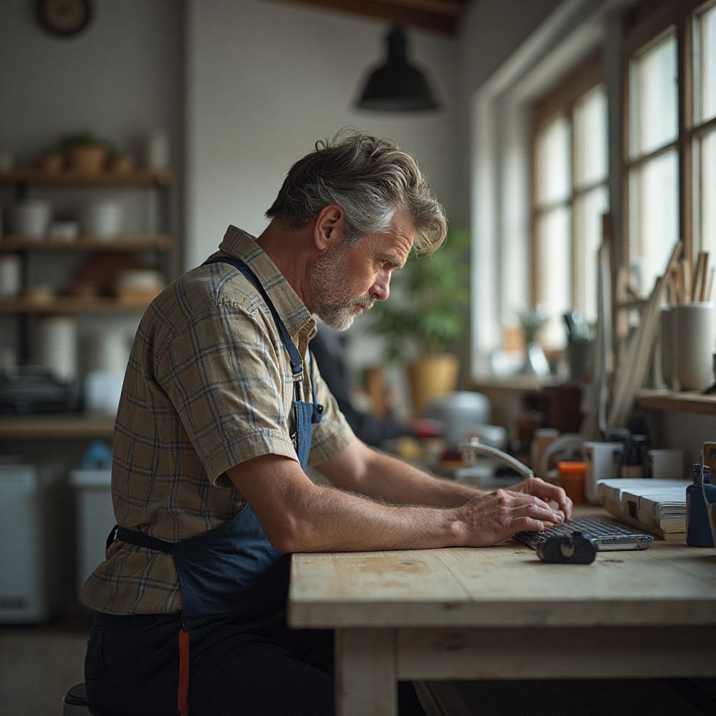 Hală comercială cu mașini industriale